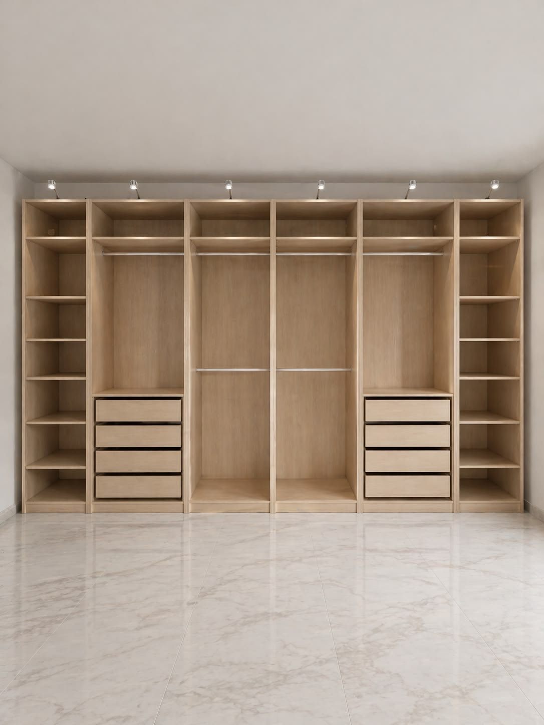 Ready-to-install closet system