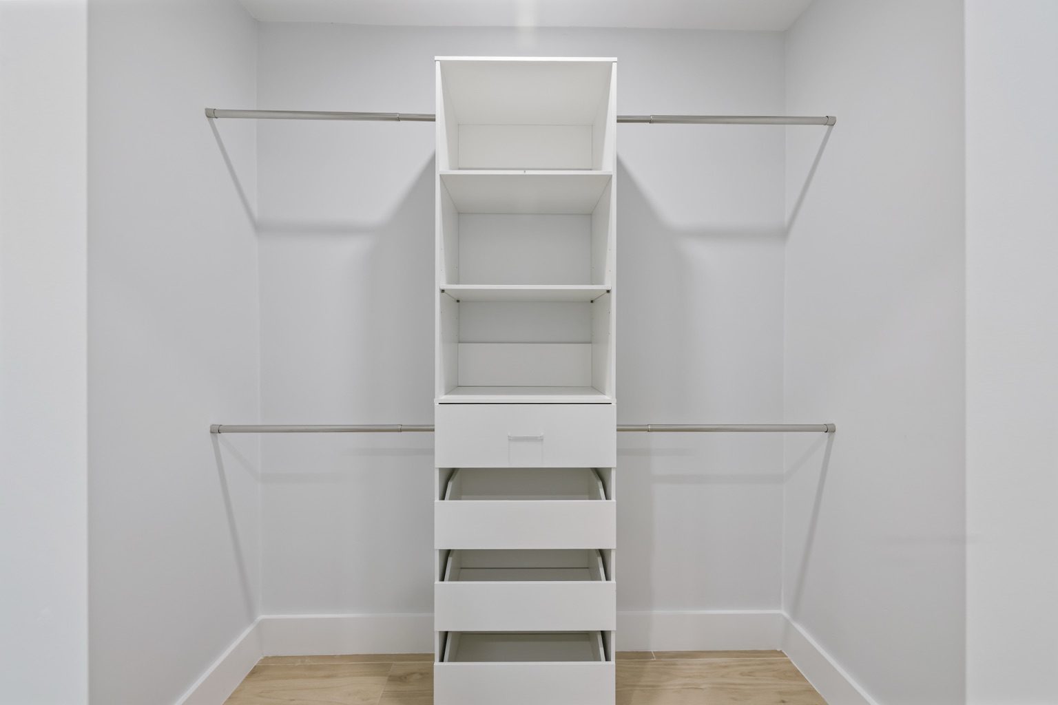 Custom closet cabinetry